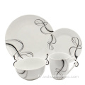 Ensembles de vaisselle en porcelaine de décalcomanie de cadeaux Royal Bone